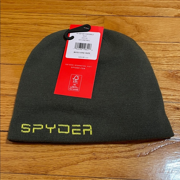 Spyder Other - NWT Spyder Kids Warp Reversible Beanie Hat